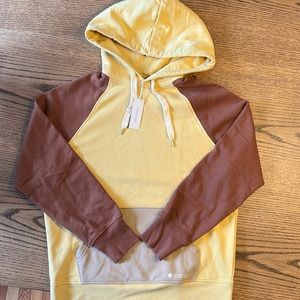 BNWT Outerknown Hoodie. Medium. Maize Combo Colorblock